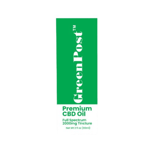 GreenPostCBDOil2000mg OrganicMintFlavor