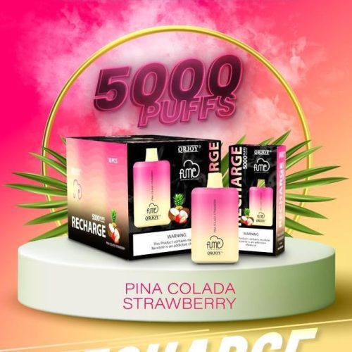 fume-recharge-disposabe-vape-pina-colada-strawberry-1-pack-smoking-vibes